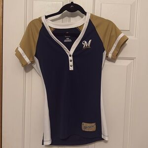 Milwaukee Brewers Women’s Jersey - Size Medium